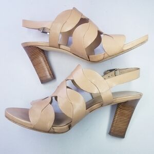 🌸Via Spiga | Nude Leather Strap‎ Sandals 7